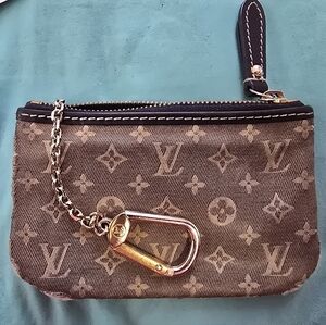 Louis Vuitton Brown Monogram Key Pouch